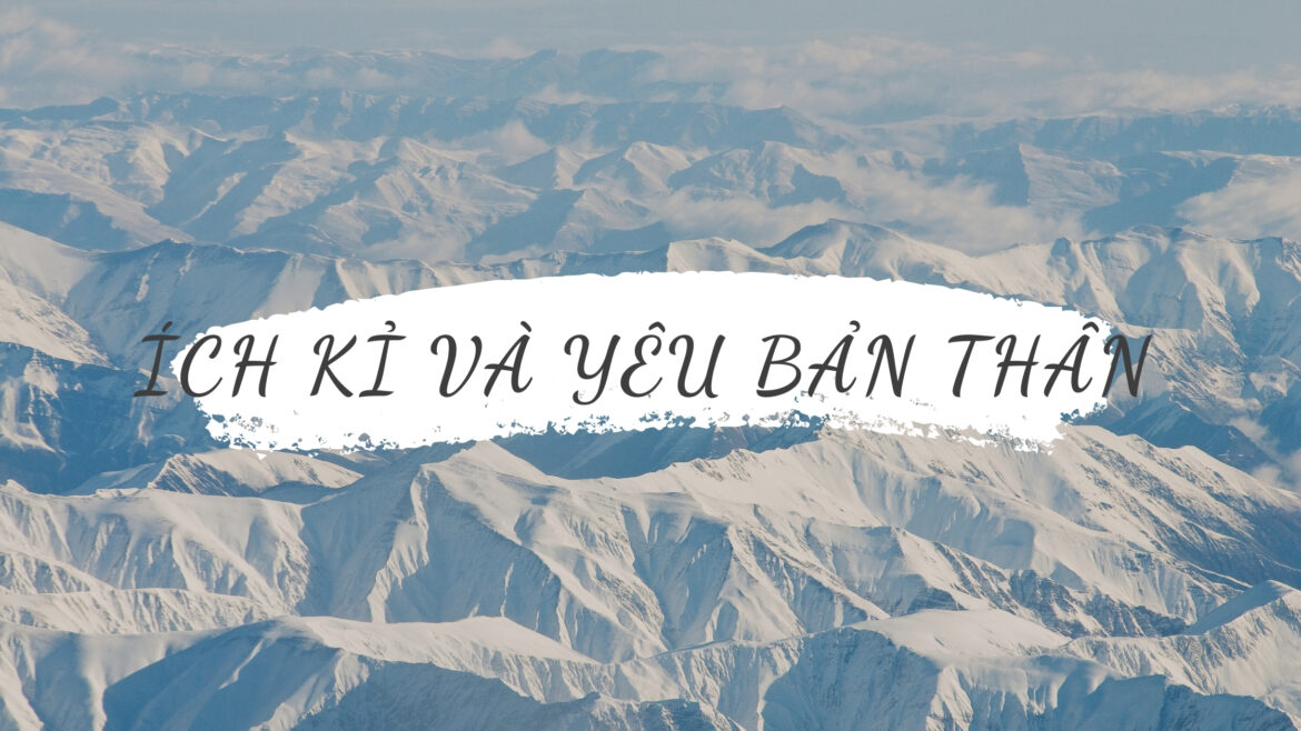 ích kỉ và yêu bản thân